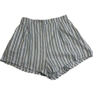 Lush women’s striped lined shorts size M